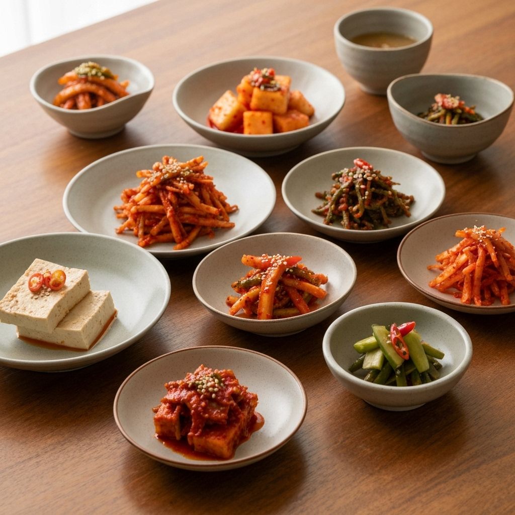 Korean banchan side dishes